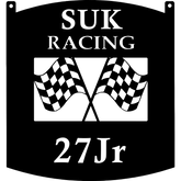 Custom Metal Racing Flag Sign Metal House Sign Decorations